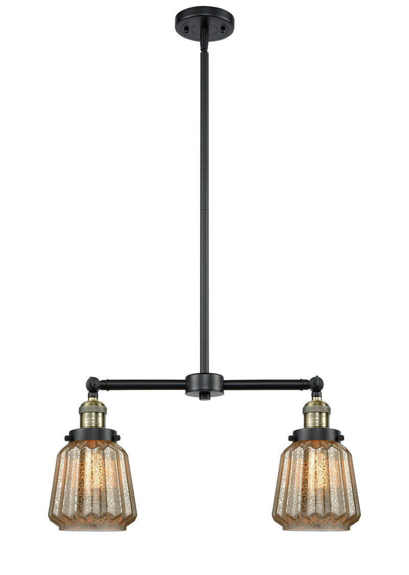 Innovations 209-BAB-G146-LED LED Island Pendant, Black Antique Brass