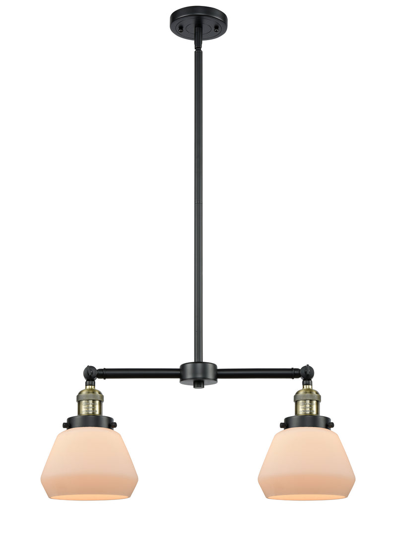 Innovations 209-BAB-G171 Two Light Island Pendant, Black Antique Brass