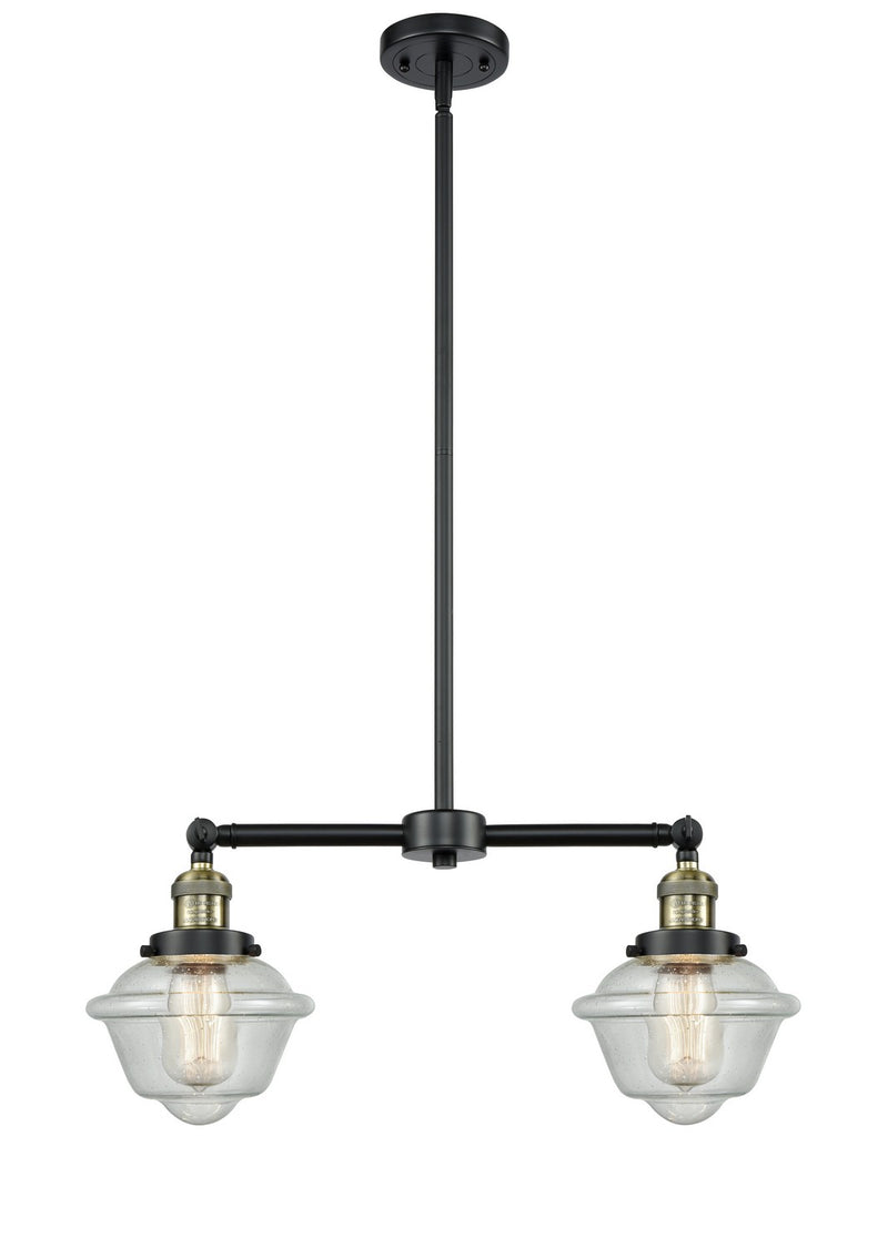 Innovations 209-BAB-G534-LED LED Island Pendant, Black Antique Brass