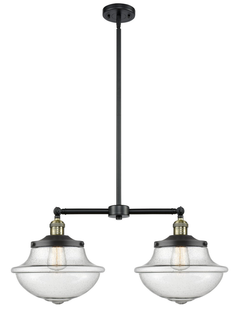 Innovations 209-BAB-G544-LED LED Island Pendant, Black Antique Brass
