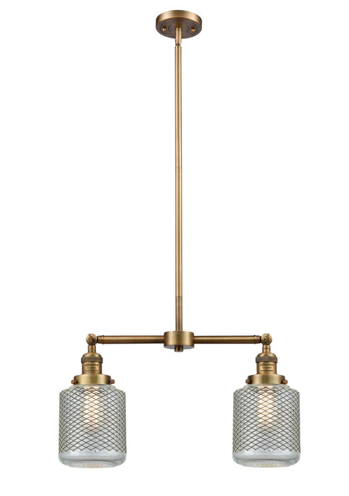 Innovations 209-BB-G262-LED LED Island Pendant, Brushed Brass