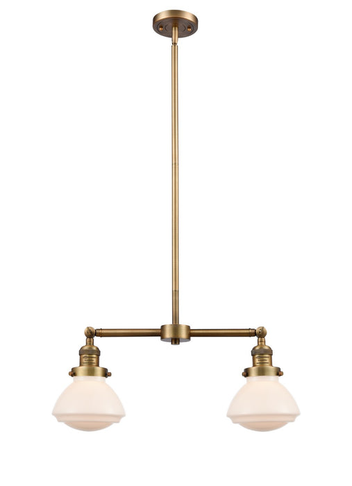 Innovations 209-BB-G321-LED LED Island Pendant, Brushed Brass
