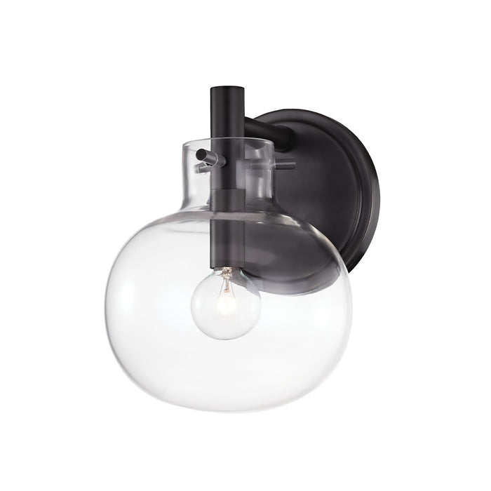 Hudson Valley 3900-BBR One Light Wall Sconce, Black Brass