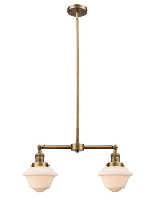 Innovations 209-BB-G531-LED LED Island Pendant, Brushed Brass