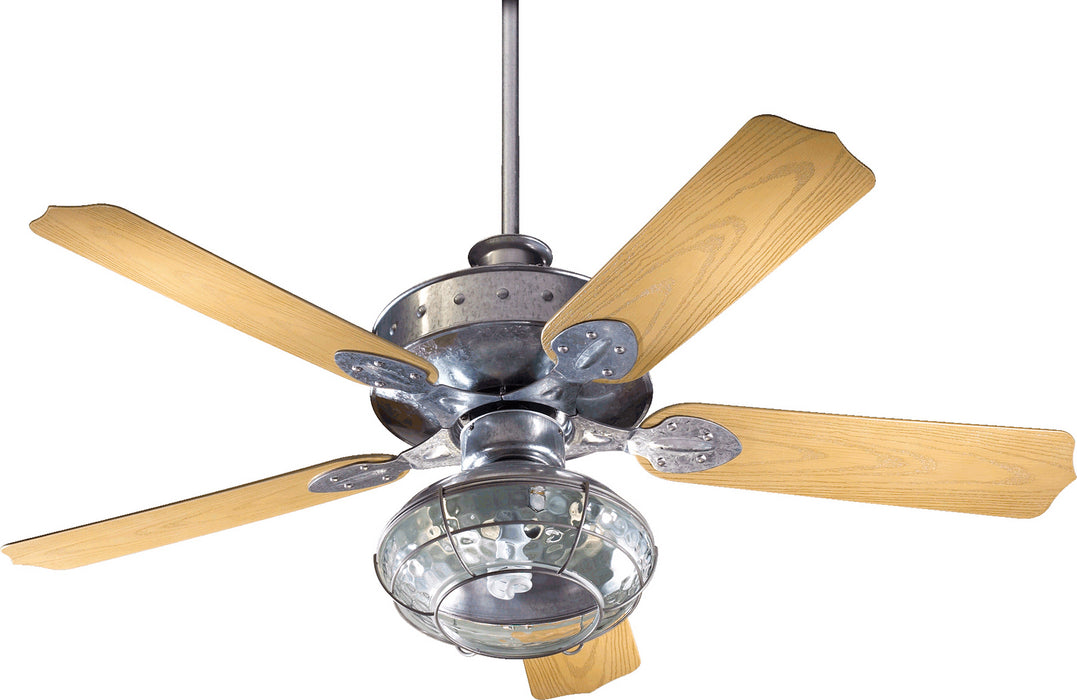 Quorum 137525-9 52"Patio Fan, Galvanized