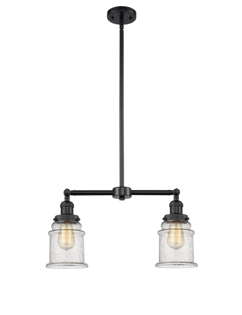 Innovations 209-BK-G184-LED LED Island Pendant, Matte Black