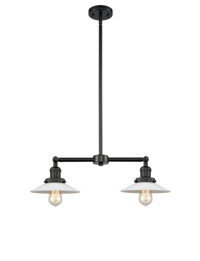 Innovations 209-BK-G1-LED LED Island Pendant, Matte Black