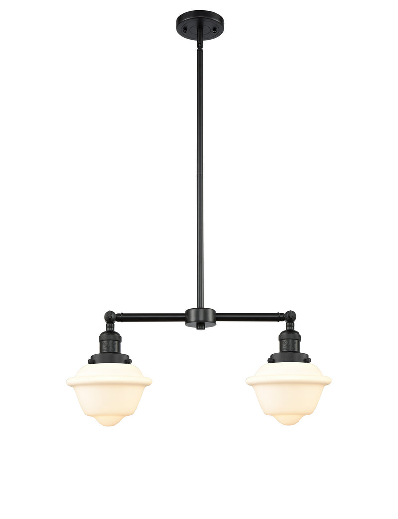 Innovations 209-BK-G531 Two Light Island Pendant, Matte Black