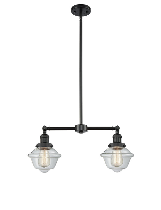 Innovations 209-BK-G532 Two Light Island Pendant, Matte Black