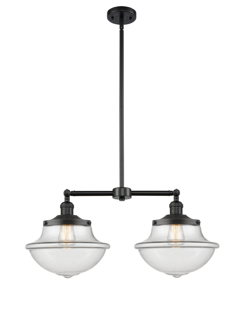 Innovations 209-BK-G542-LED LED Island Pendant, Matte Black