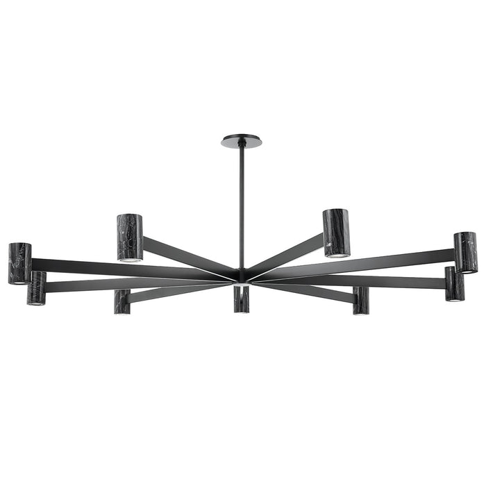 Hudson Valley 9164-BBR LED Chandelier, Black Brass