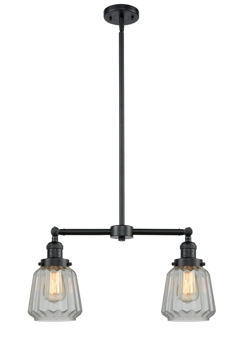 Innovations 209-OB-G142-LED LED Island Pendant, Oil Rubbed Bronze