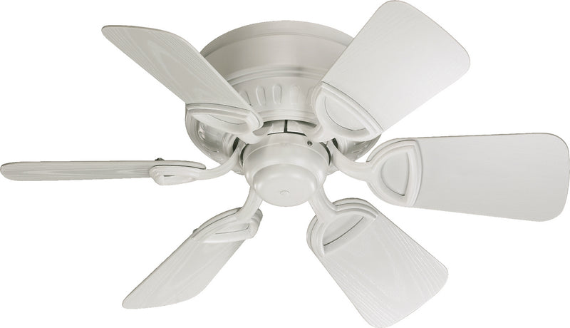 Quorum 151306-8 30"Patio Fan, Studio White