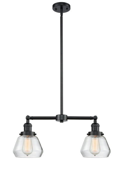 Innovations 209-OB-G172 Two Light Island Pendant, Oil Rubbed Bronze