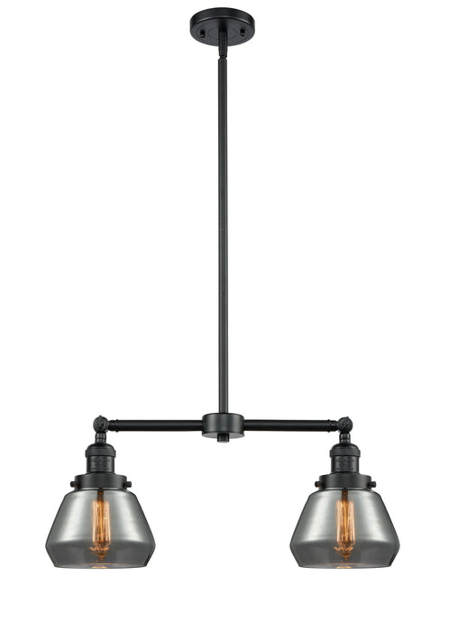 Innovations 209-OB-G173 Two Light Island Pendant, Oil Rubbed Bronze