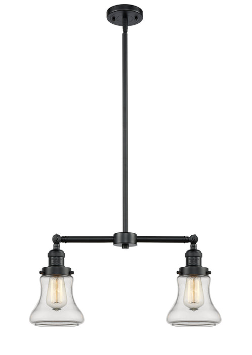 Innovations 209-OB-G192 Two Light Island Pendant, Oil Rubbed Bronze