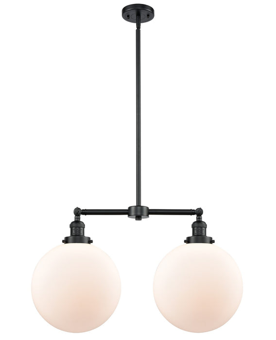 Innovations 209-OB-G201-12-LED LED Island Pendant, Oil Rubbed Bronze