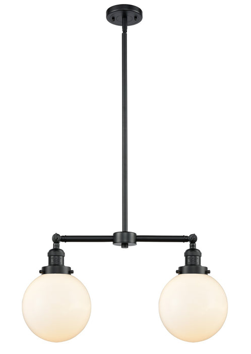 Innovations 209-OB-G201-8-LED LED Island Pendant, Oil Rubbed Bronze