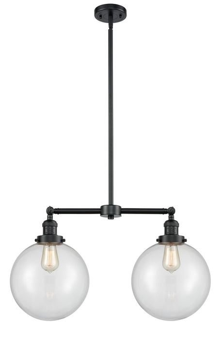 Innovations 209-OB-G202-10-LED LED Island Pendant, Oil Rubbed Bronze