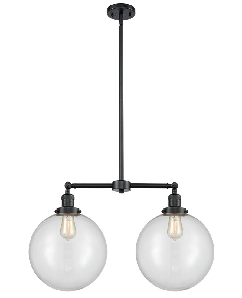 Innovations 209-OB-G202-12-LED LED Island Pendant, Oil Rubbed Bronze