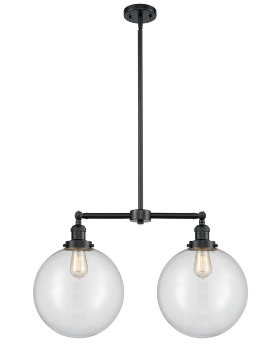 Innovations 209-OB-G202-12-LED LED Island Pendant, Oil Rubbed Bronze
