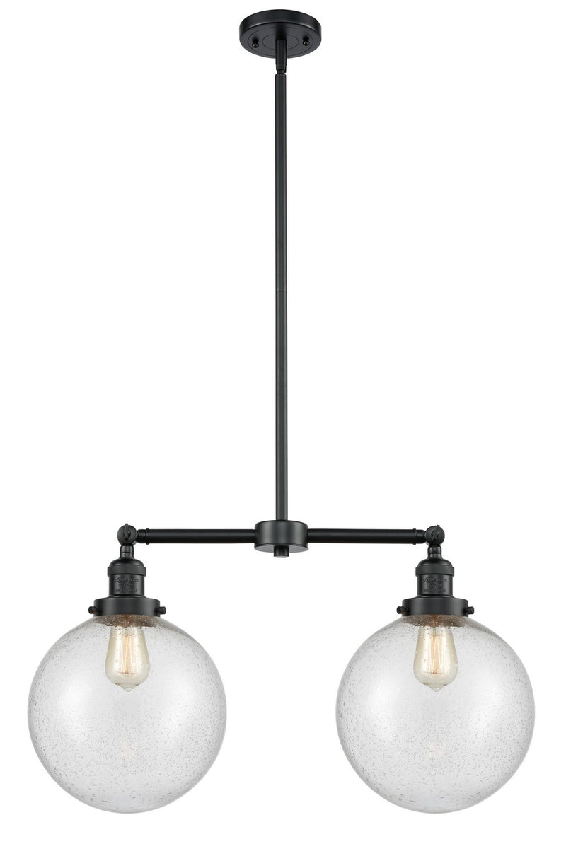 Innovations 209-OB-G204-10-LED LED Island Pendant, Oil Rubbed Bronze