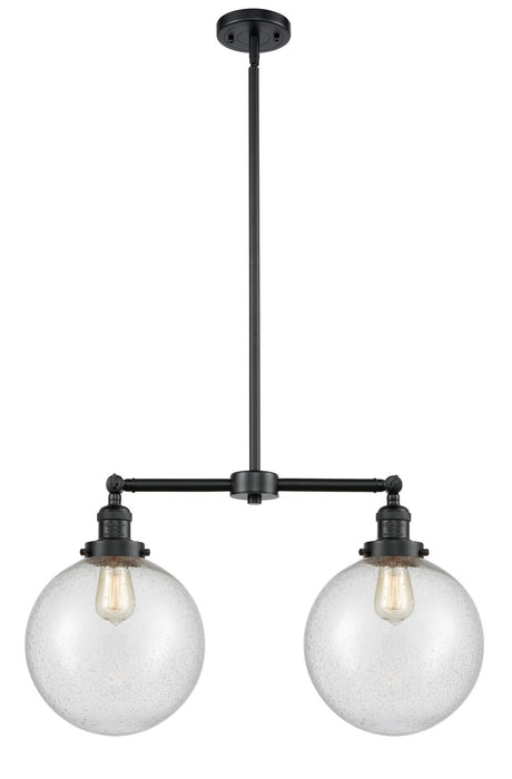 Innovations 209-OB-G204-10-LED LED Island Pendant, Oil Rubbed Bronze