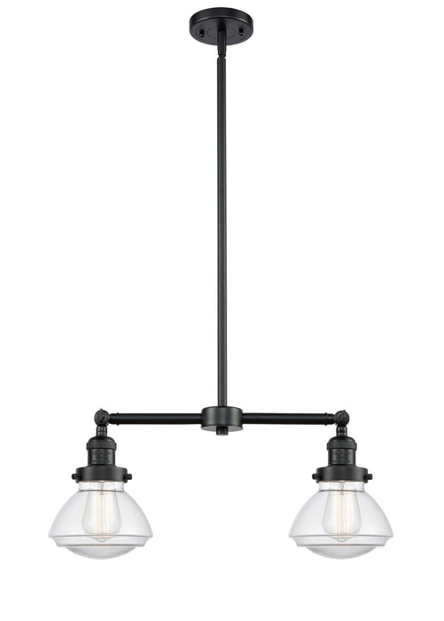 Innovations 209-OB-G322-LED LED Island Pendant, Oil Rubbed Bronze