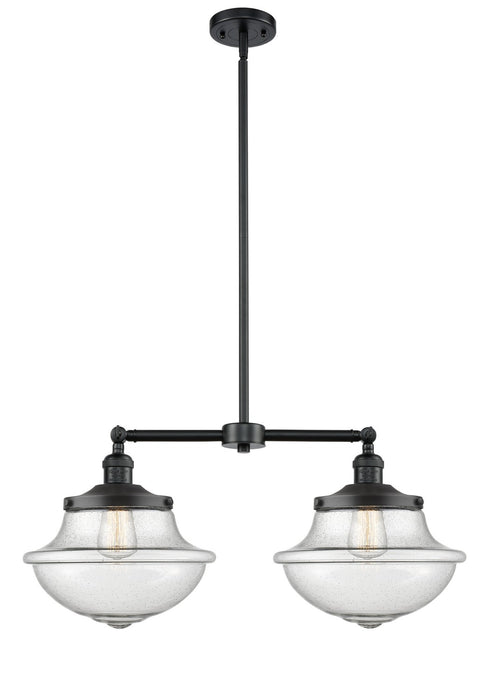 Innovations 209-OB-G544-LED LED Island Pendant, Oil Rubbed Bronze
