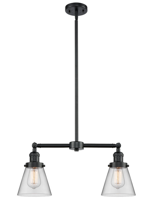 Innovations 209-OB-G62 Two Light Island Pendant, Oil Rubbed Bronze