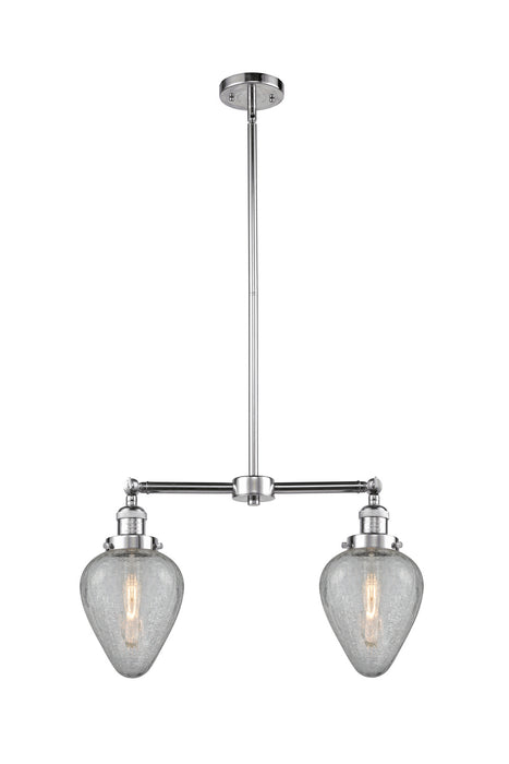 Innovations 209-PC-G165 Two Light Island Pendant, Polished Chrome