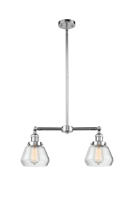 Innovations 209-PC-G172 Two Light Island Pendant, Polished Chrome