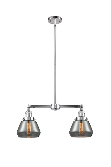 Innovations 209-PC-G173 Two Light Island Pendant, Polished Chrome