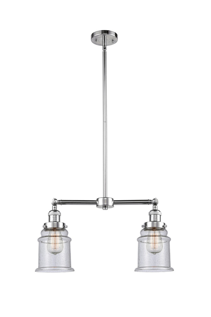 Innovations 209-PC-G184-LED LED Island Pendant, Polished Chrome