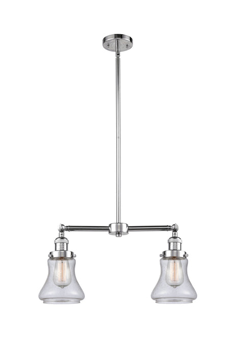 Innovations 209-PC-G194 Two Light Island Pendant, Polished Chrome