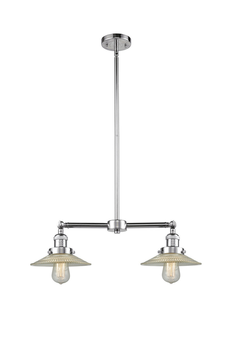 Innovations 209-PC-G2 Two Light Island Pendant, Polished Chrome