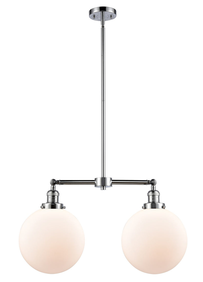 Innovations 209-PC-G201-10-LED LED Island Pendant, Polished Chrome
