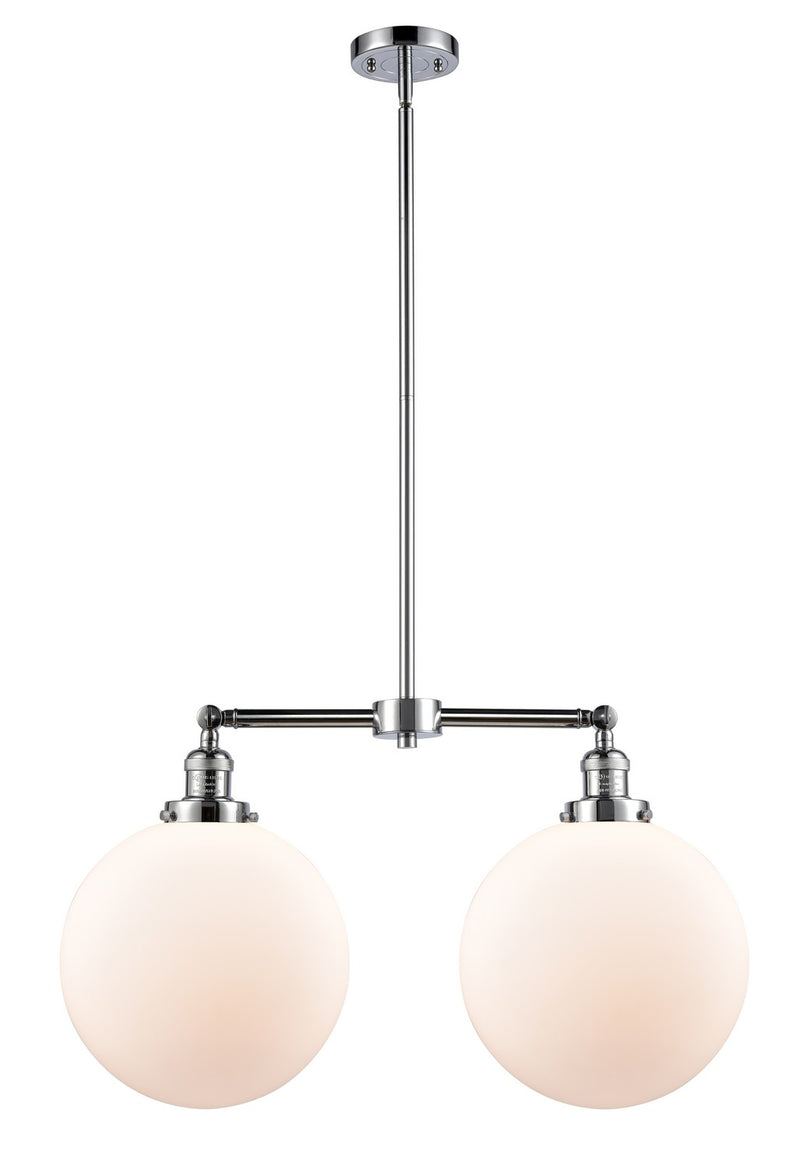 Innovations 209-PC-G201-12-LED LED Island Pendant, Polished Chrome
