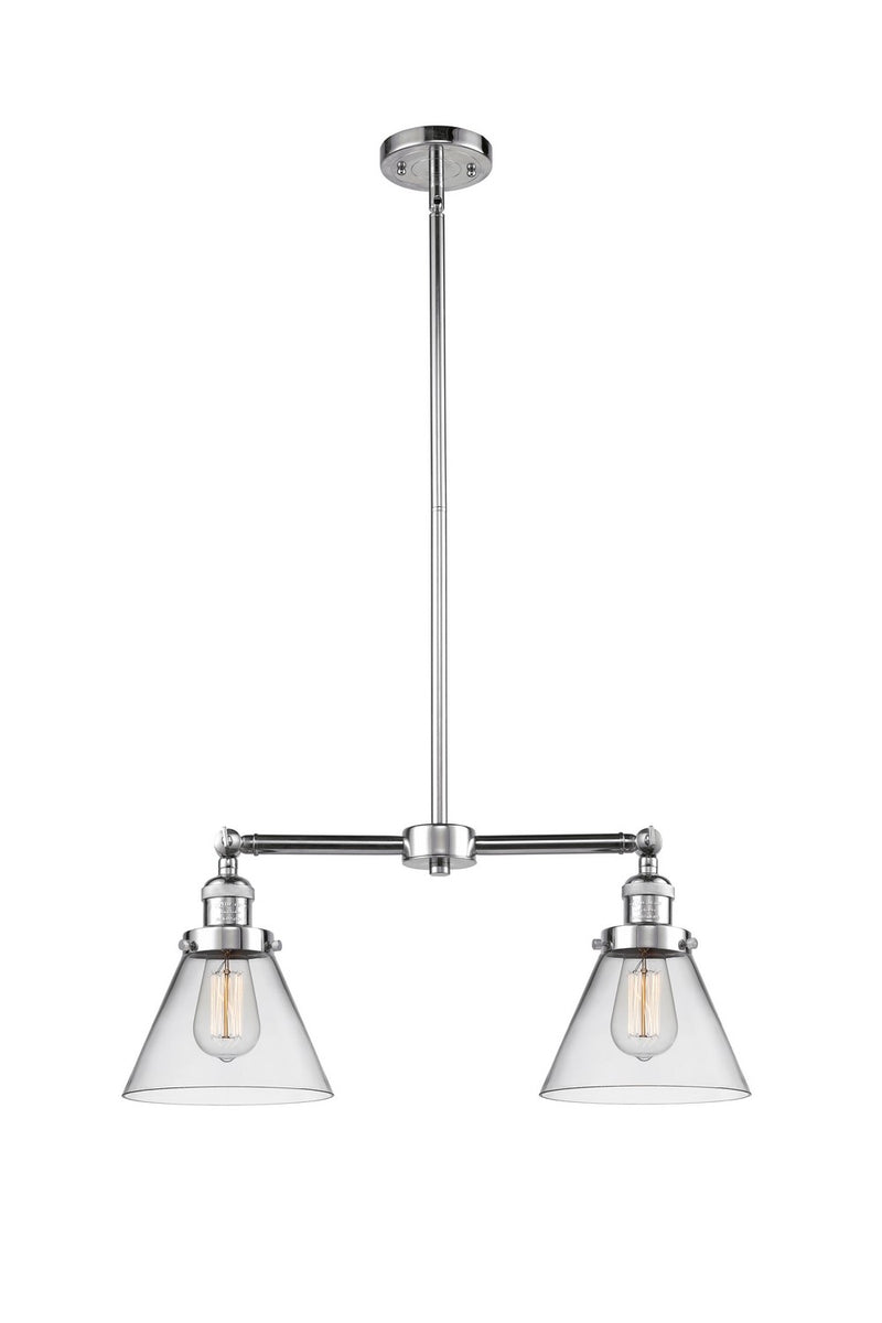 Innovations 209-PC-G42-LED LED Island Pendant, Polished Chrome
