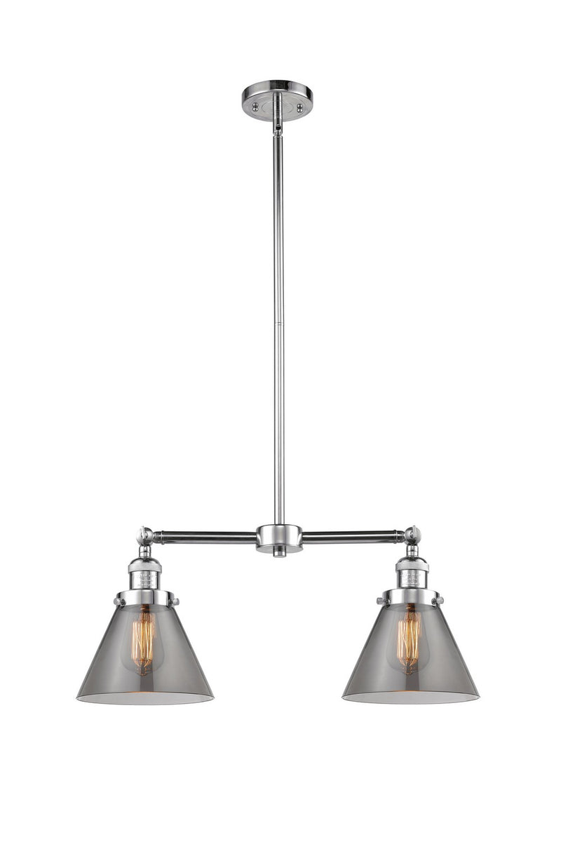 Innovations 209-PC-G43-LED LED Island Pendant, Polished Chrome