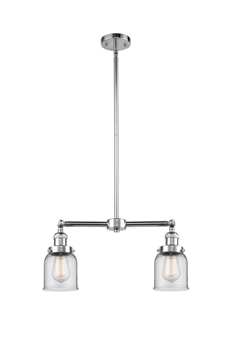 Innovations 209-PC-G52 Two Light Island Pendant, Polished Chrome