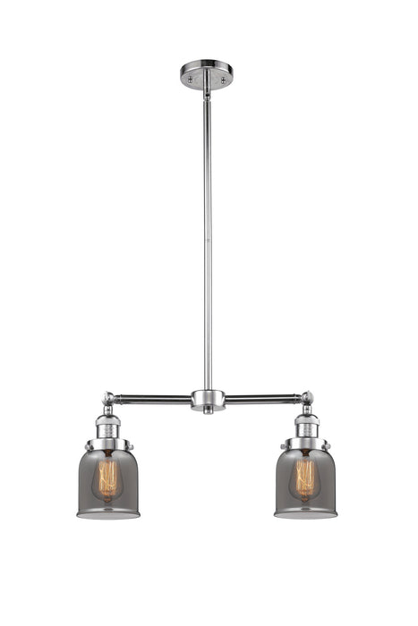 Innovations 209-PC-G53 Two Light Island Pendant, Polished Chrome