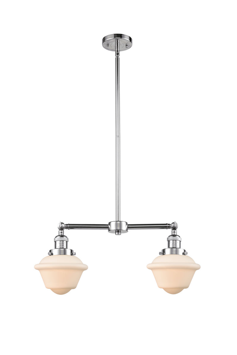 Innovations 209-PC-G531 Two Light Island Pendant, Polished Chrome