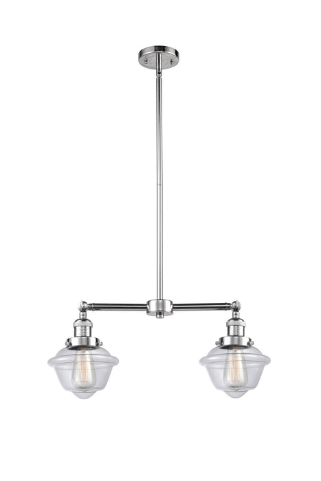 Innovations 209-PC-G532 Two Light Island Pendant, Polished Chrome