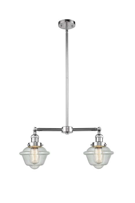 Innovations 209-PC-G534 Two Light Island Pendant, Polished Chrome