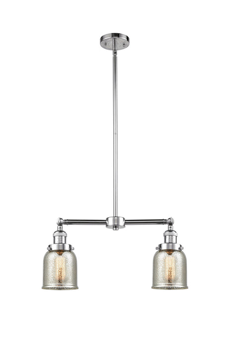 Innovations 209-PC-G58 Two Light Island Pendant, Polished Chrome