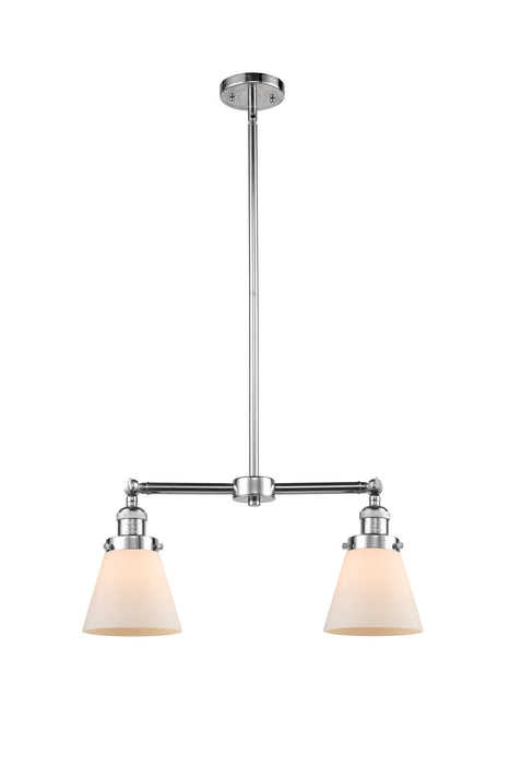 Innovations 209-PC-G61 Two Light Island Pendant, Polished Chrome