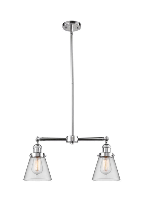 Innovations 209-PC-G62 Two Light Island Pendant, Polished Chrome