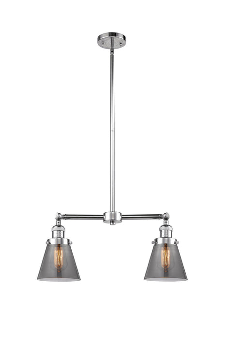 Innovations 209-PC-G63 Two Light Island Pendant, Polished Chrome