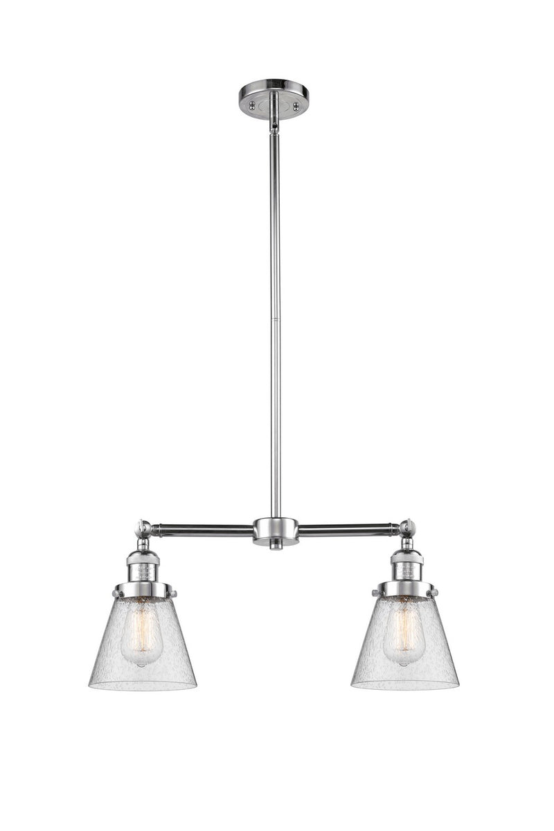 Innovations 209-PC-G64-LED LED Island Pendant, Polished Chrome